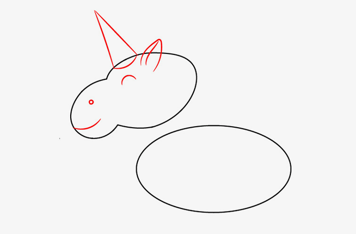 как нарисовать единорога няшного карандашом