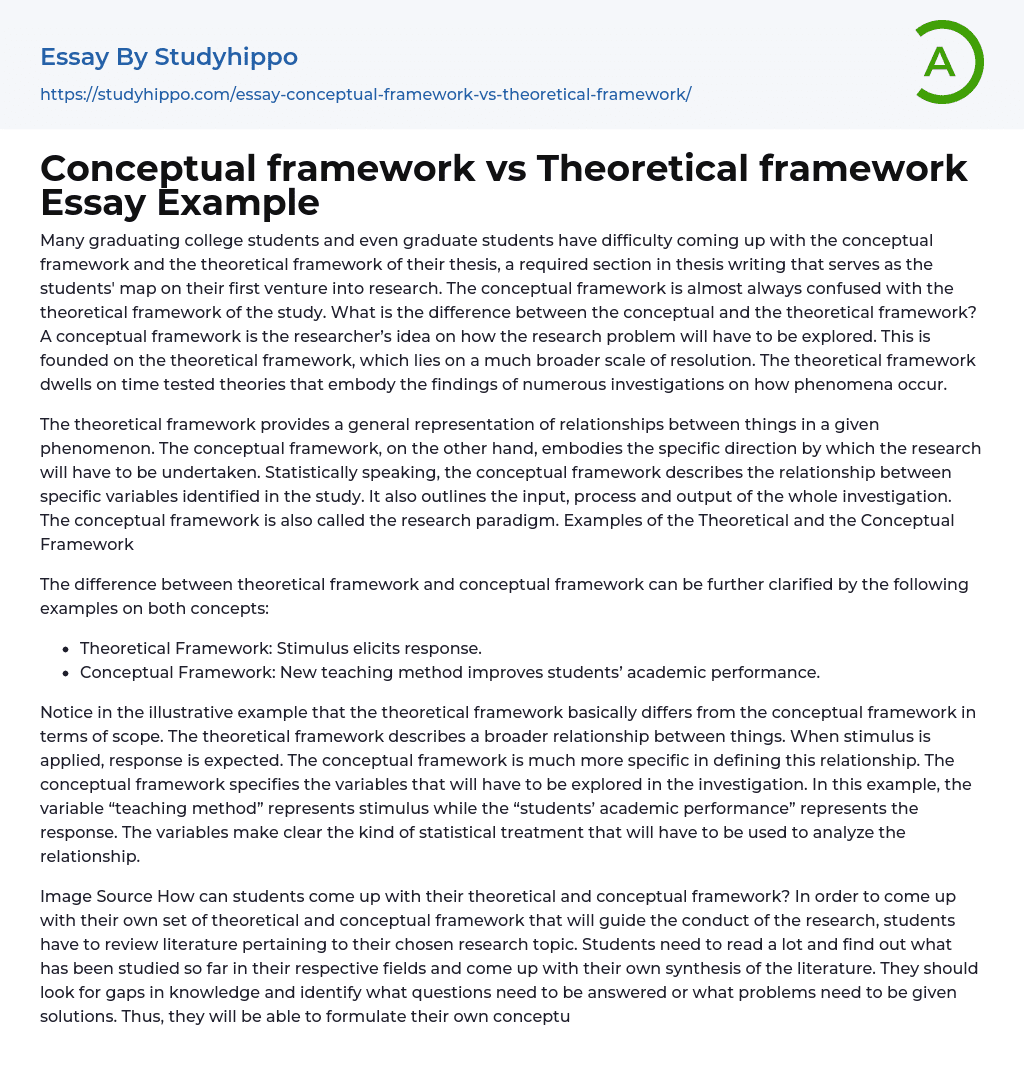 How to Pick TheoreticalConceptual Framework for Your Dissertation.