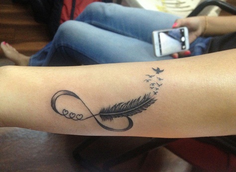 20+ Beautiful Infinity Tattoo Designs For Men And Women 345_x_474_jpg