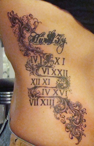 15 Best Roman Numeral Tattoo Designs, Ideas And Meanings 490_x_315_jpg