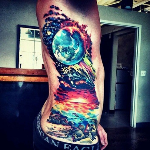 9 Wonderful Galaxy Tattoo Ideas, Designs And Meanings 495_x_495_jpg