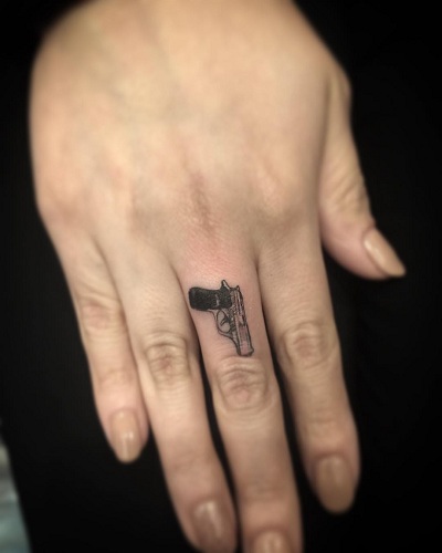 15+ Most Creative Gun Tattoo Designs With Pictures 500_x_400_jpg