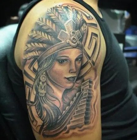 Top 15 Aztec Tattoo Designs With Meanings | Styles At Life 460_x_448_webp