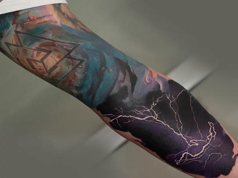 9 Best Lightning Tattoo Designs And Ideas | Styles At Life 600_x_800_webp