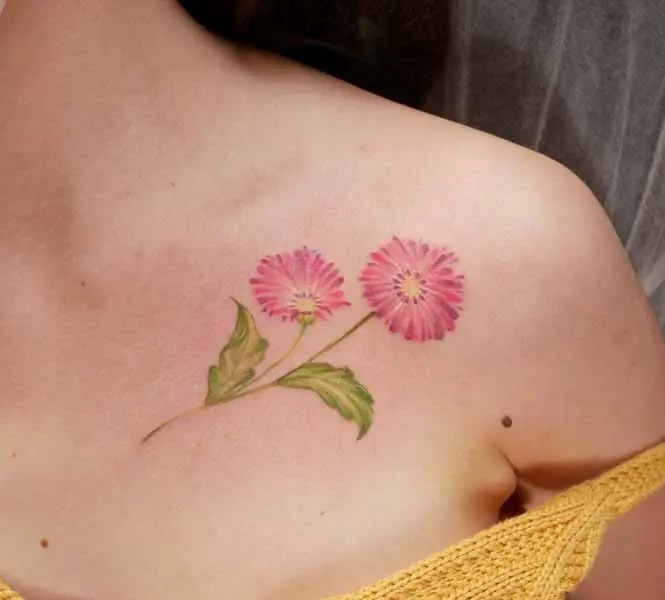 15 Trending Gerbera Flower Tattoo Designs With Meanings 600_x_665_webp