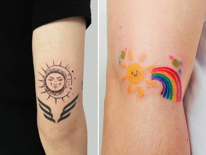 15 Sun Tattoo Designs That Brighten Up Your Day 2022 600_x_800_jpg