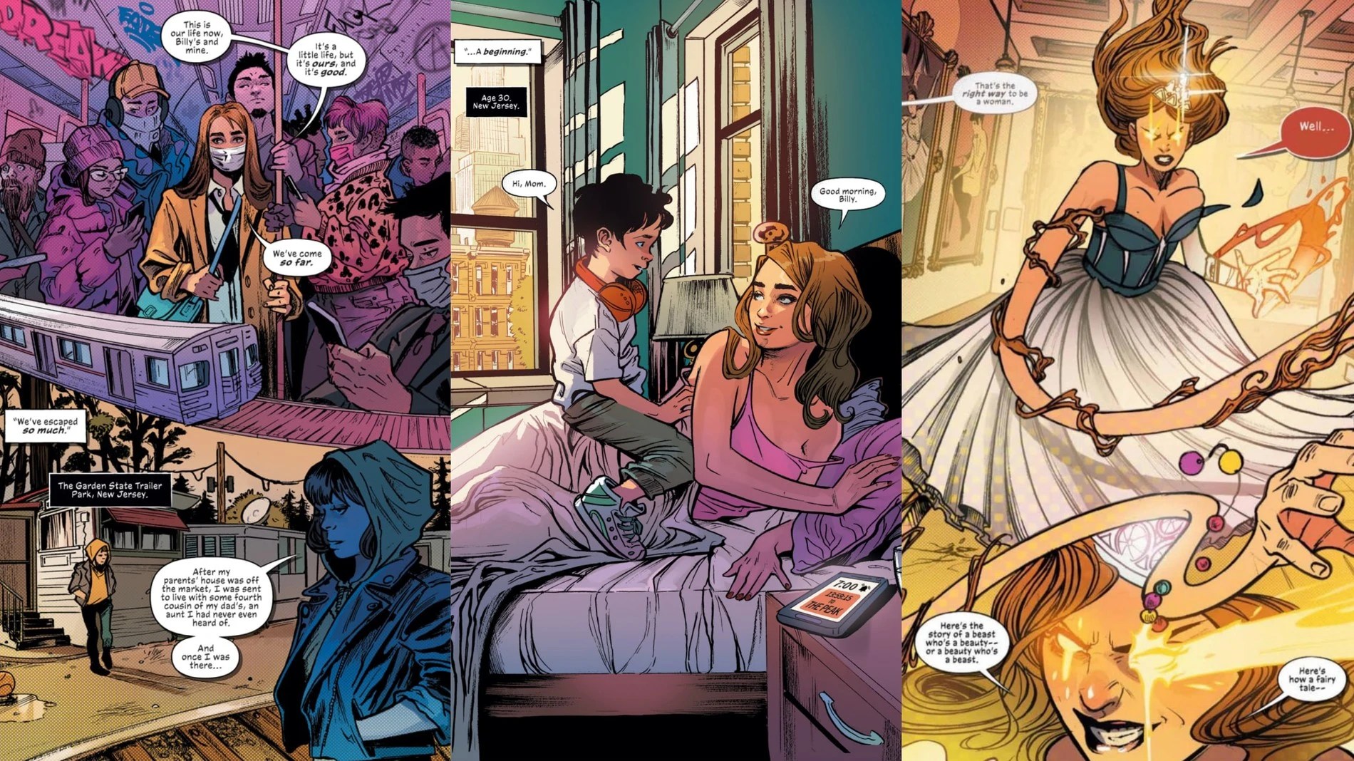 Страницы комикса. Comic la mama increible