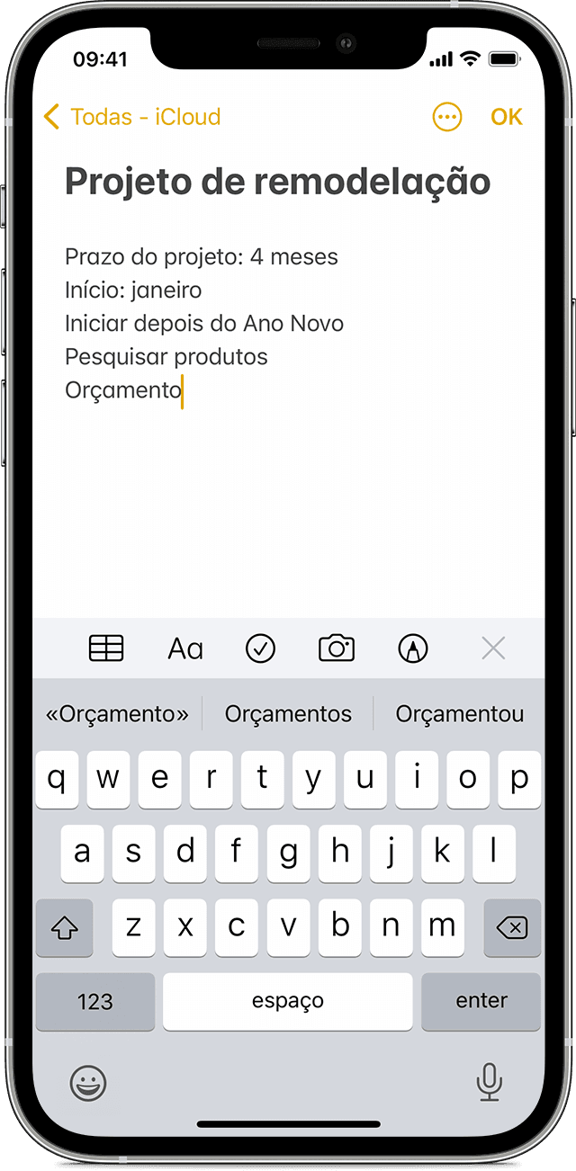Utilizar A App Notas No Iphone Ipad E Ipod Touch Suporte Apple Pt