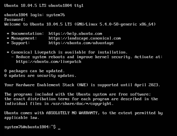 Black Screen Or Login Issues Ubuntu System76 Support