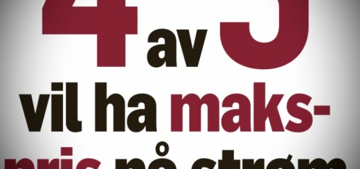 Derimot: Markedstyrte strømpriserOrganisering for seier?