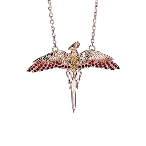 Collier Fumseck Argent 925eme Plaque Or Rose Avec Cristaux