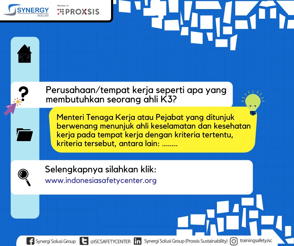 FAQ Ahli K3 - Synergy Solusi Indonesia