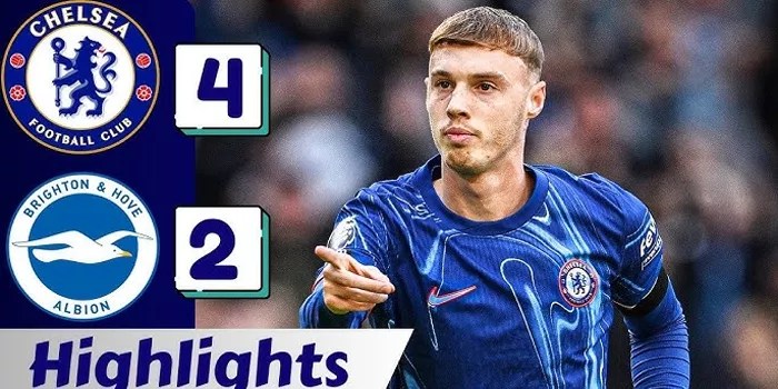 Hasil Pertandingan Chealsea vs Brighton Dengan Kemenangan chealsea 4-2