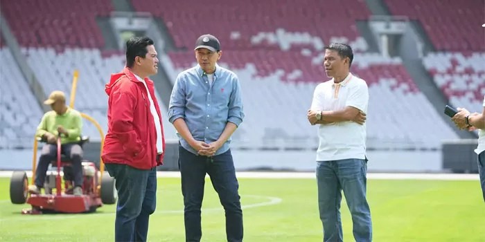Pendapat PSSI Menyebutkan Rumput SUGBK Semakin Membaik