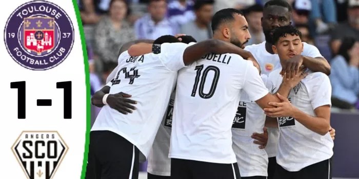 Pertandingan Toulouse dan Angers Berakhir Imbang dengan Skor 1-1