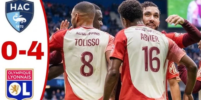 Le Havre Tak Berdaya di Hadapan Lyon dengan Skor Akhir 0-4