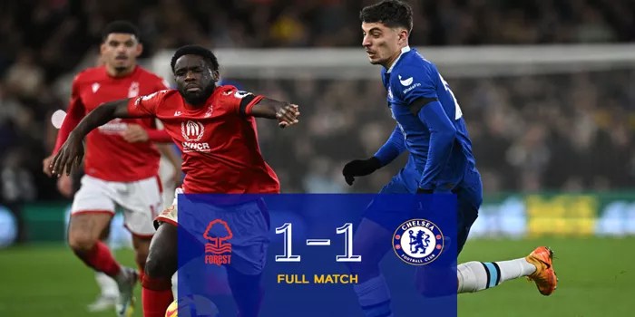 Chelsea Ditahan Imbang Nottingham 1-1 di Stamford Bridge