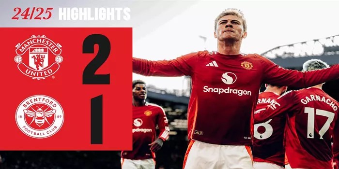 Manchester United Raih Kemenangan Dramatis 2-1 Atas Brentford!