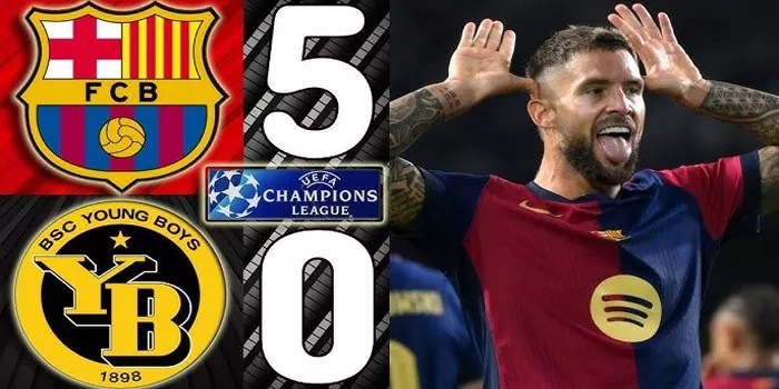 Barcelona vs Young Boys: Dominasi 5-0 di UEFA Champions League