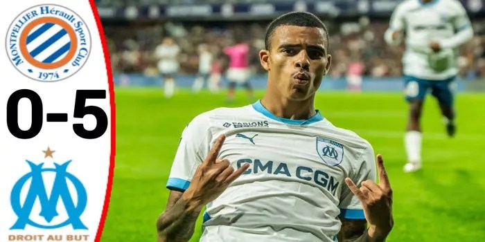 ​Marseille Dominasi Montpellier Skor 5-0 Yang Mengguncang Ligue 1!​
