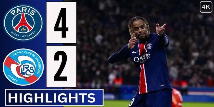 Liga Prancis – Hasil Pertandingan PSG 4-2 Strasbourg, 20 Oktober 2024