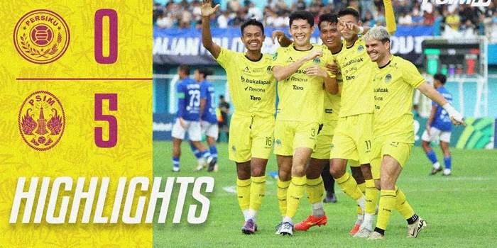 Pegadaian Liga 2 – PSIM Yogyakarta Permalukan Persiku Kudus Dengan Skor Telak 5-0