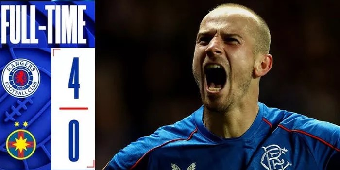 Rangers Hancurkan FCSB 4-0 dengan Dominasi Penuh​