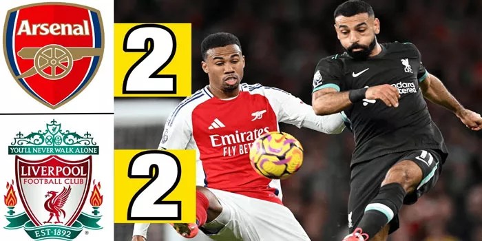 Arsenal vs Liverpool, Gol Terakhir Menyelamatkan Liverpool Dari Kekalahan