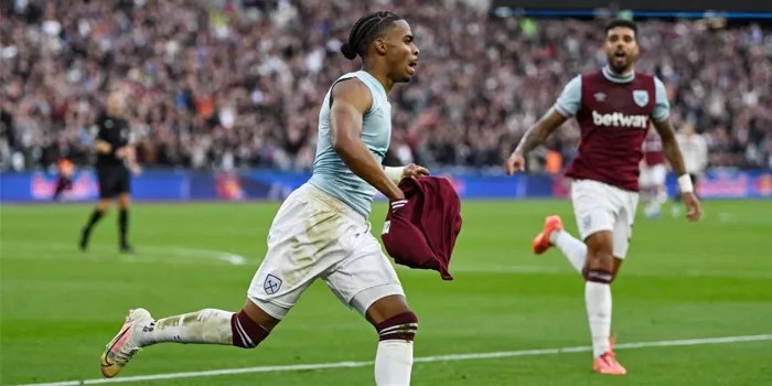 Hasil West Ham vs Manchester United – Skor 2-1