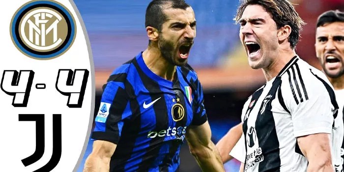 Liga Italia – Inter Milan Vs Juventus Kedua Tim Harus Berbagi Poin Usai Bermain Imbang 4-4