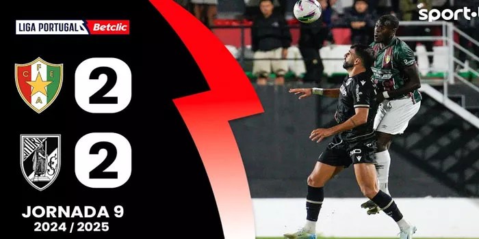 Liga Portugal – Estrela Bermain Imbang Dengan Guimaraes 2-2