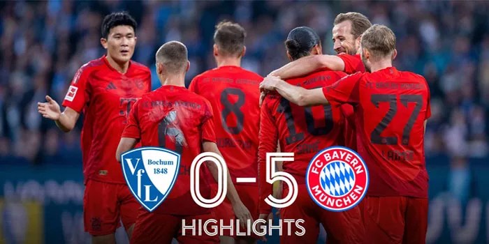 Liga Jerman – Hasil Pertandingan Bochum 0-5 Bayern Munich, 27 Oktober 2024