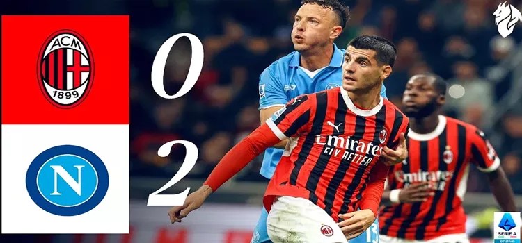AC Milan Terkapar: Menguak Kisah Wajah Murung Setelah Kekalahan 0-2 dari Napoli