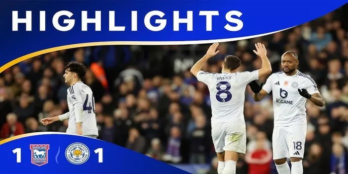 Liga Inggris – Hasil Pertandingan Ipswich 1-1 Leicester City, 02 November 2024