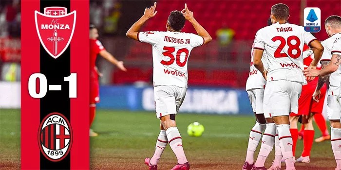 Liga Italia – Hasil Pertandingan Monza 0-1 AC Milan, 03 November 2024