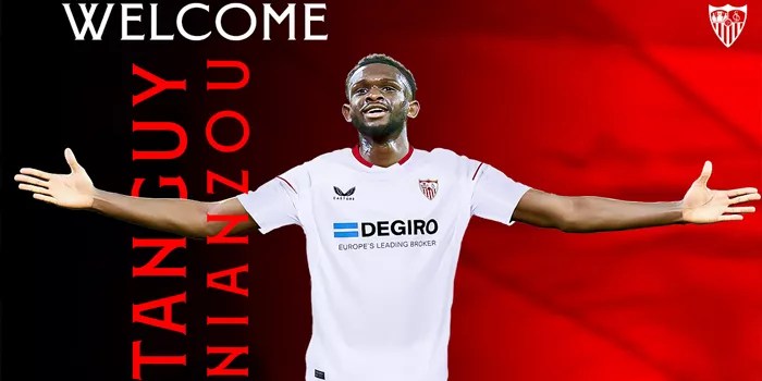 Newcastle dan Aston Villa Incar Bek Sevilla, Tanguy Nianzou