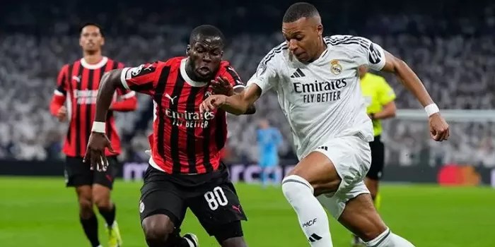 AC Milan Memojokkan Real Madrid di Santiago Bernabéu