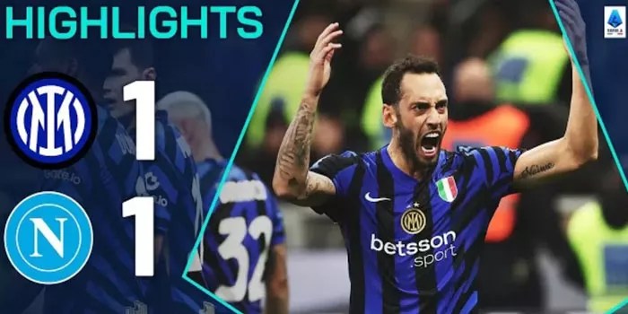 Inter Milan vs Napoli, Hasil Menarik 1-1 Di Serie A