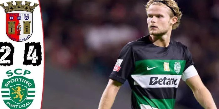 Liga Portugal – Sporting Menghancurkan Pertahanan Braga Fc, Dengan Skor Akhir 4-2