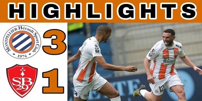 Ligue 1 – Hasil Pertandingan Montpeller 3-1 Brest, 10 Nov 2024
