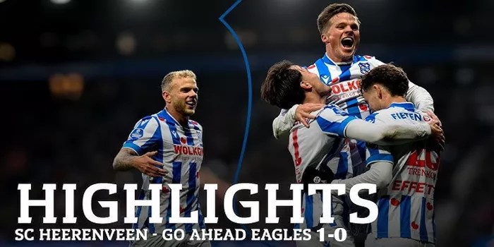 Heerenveen Kalahkan G.A. Eagles Dengan Skor Tipis 1-0