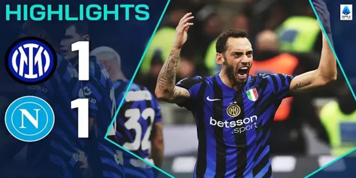 Pertarungan Epik Inter Milan vs Napoli yang Berakhir Imbang 1-1
