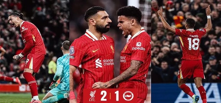 Liverpool Bangkit: Mengalahkan Brighton dan Meraih Posisi Puncak Klasemen
