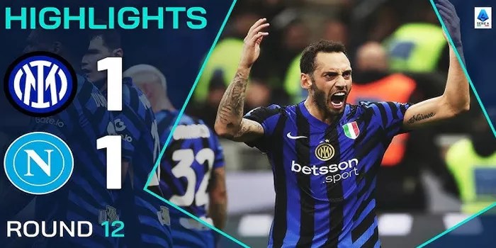 Inter Kembali Berjuang, Imbang 1-1 dengan Napoli