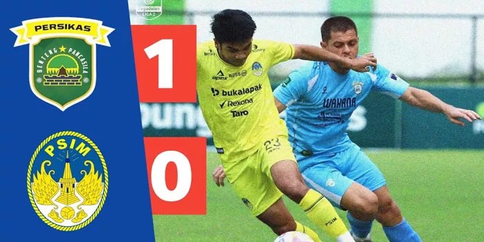 Liga 2 – Persikas Subang Sukses Tumbangkan PSIM Yogyakarta, Dengan Skor Tipis 1-0!!