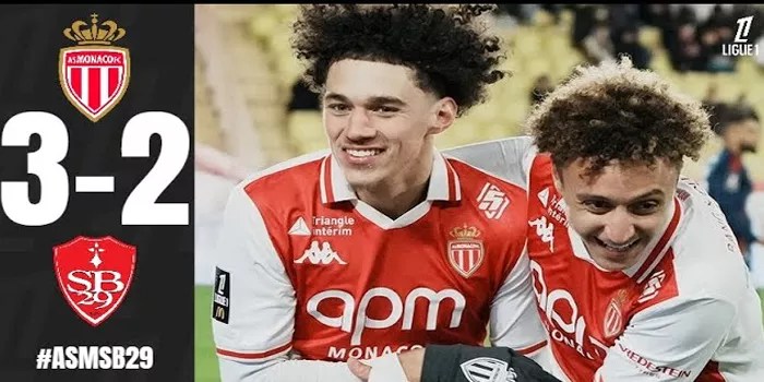 Monaco Amankan Kemenangan Tipis atas Brest