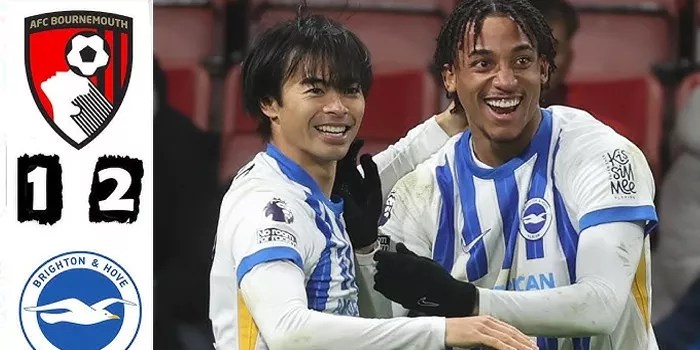 Brighton Amankan Kemenangan 2-1 Di Kandang Bournemouth