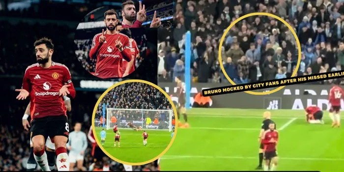 Balasan Menakjubkan Bruno Fernandes untuk Provokasi Fans Man City