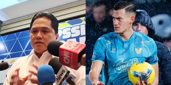 Jay Idzes Cetak Gol di Serie A, Erick Tohir Bangga Bisa Cetak Sejarah