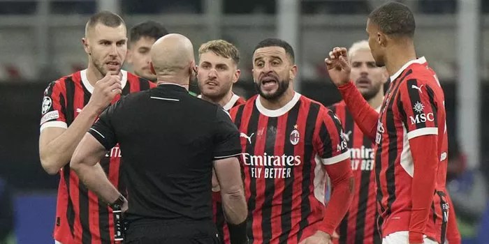 Kekalahan AC Milan di Liga Champions 2024/2025